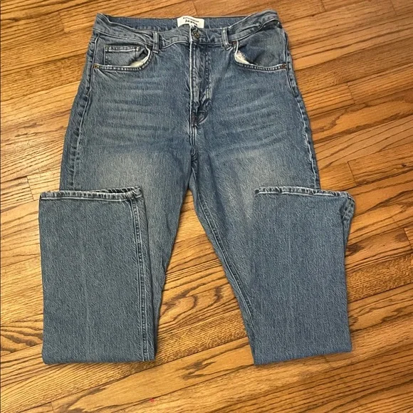 Reformation Peyton High-Rise Bootcut Blue Jeans Sz 31 - Picture 6 of 8